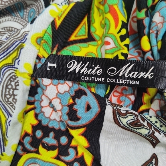 White Mark women's dress couture collection sleeveless summer  Size: L - Picture 3 of 5